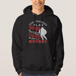 Hockey Cool Hockey Playing Opa 367 Spieler Hoodie