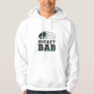 Hockey Dad Bold Sports Stolz Typografie Kunst Hoodie