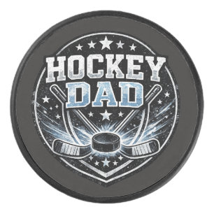 Hockey-Dad-Stolz Eishockey-Puck-Geschenk für Väter Eishockey Puck