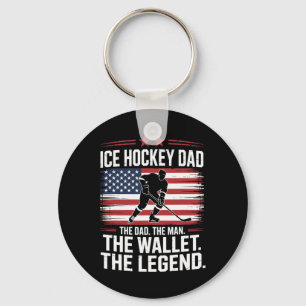 Hockey Dad The Wallet, Eishockey Vater  Schlüsselanhänger