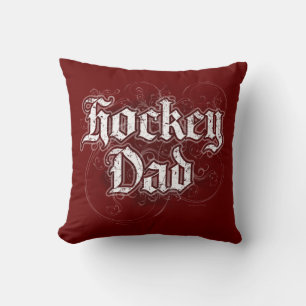 Hockey Dad Throw Pillow Kissen