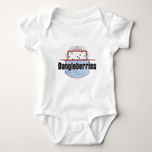 Hockey Dangleberries Baby Strampler (Vorderseite)