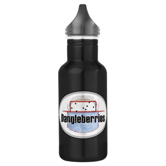 Hockey Dangleberries Edelstahlflasche (Links)
