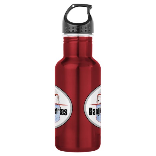 Hockey Dangleberries Trinkflasche (Vorderseite)