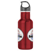Hockey Dangleberries Trinkflasche (Rückseite)