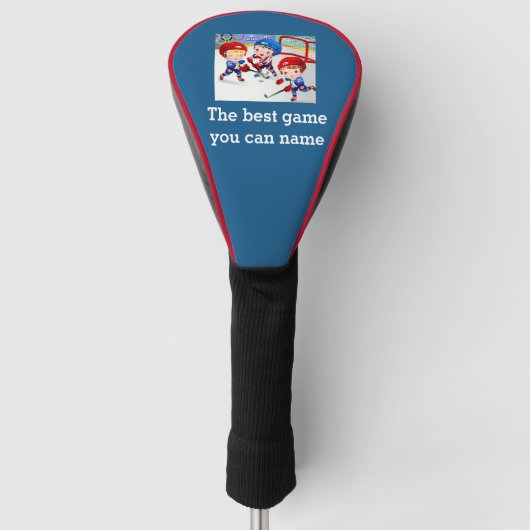 Hockey - das beste Spiel, das Sie nennen können Golf Headcover (Vorderseite)