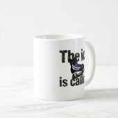 Hockey Das Eis ruft Kaffeetasse (VorderseiteRechts)