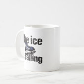 Hockey Das Eis ruft Kaffeetasse (Vorderseite Links)
