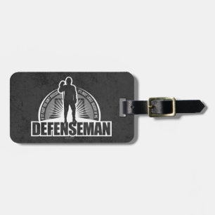 Hockey Defenseman Gepäcktag Gepäckanhänger