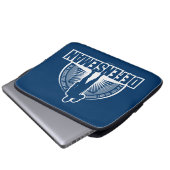 Hockey Defenseman Laptopschutzhülle (Vorne Knopf)