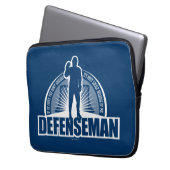 Hockey Defenseman Laptopschutzhülle (Vorderseite Links)
