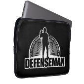Hockey Defenseman Laptopschutzhülle (Vorne Rechts)