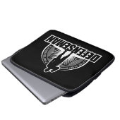 Hockey Defenseman Laptopschutzhülle (Vorne Knopf)