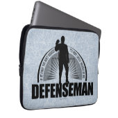 Hockey Defenseman Laptopschutzhülle (Vorne Rechts)