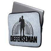 Hockey Defenseman Laptopschutzhülle (Vorderseite Links)