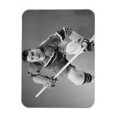 Hockey Defenseman Magnet (Vertikal)