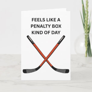 Hockey-Design. Fühlt sich irgendwie wie ein Tag in Karte