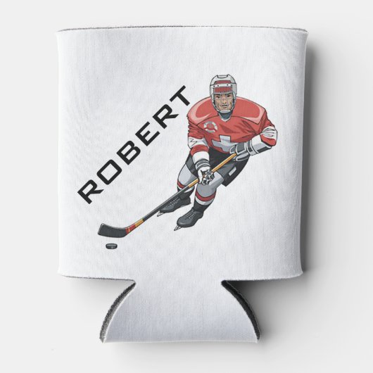 Hockey Design kann kühler werden Dosenkühler (Vorderseite)