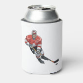 Hockey Design kann kühler werden Dosenkühler (Kanne Rückseite)