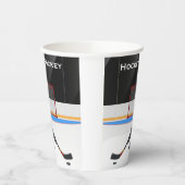 Hockey Design Paper Cup Pappbecher (Links)