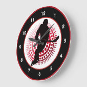 Hockey Design Wall Clock Große Wanduhr (Winkel)