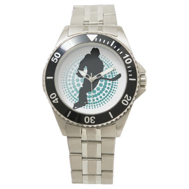 Hockey Design Watch Armbanduhr (Vorderseite)