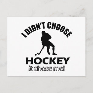 Hockey-Designs Postkarte