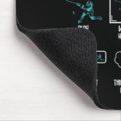 Hockey-Dinge, die ich in meiner Freizeit mache, Ei Mousepad (Ecke)