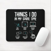 Hockey-Dinge, die ich in meiner Freizeit mache, Ei Mousepad (Mit Mouse)