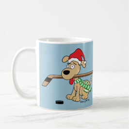 Hockey Dog Weihnachtszeit-Tasse Kaffeetasse