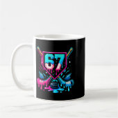 Hockey Drip 6 7 Number 67 Six Seven Meme Men Boys  Kaffeetasse (Links)