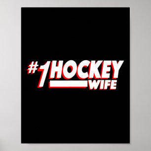 Hockey Ehefrau Hockey Ehefrau American Poster