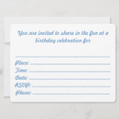 Hockey Einladung (Rückseite)