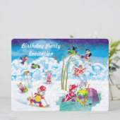 Hockey Einladung (Stehend Vorderseite)