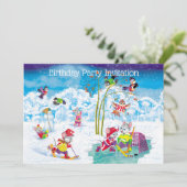 Hockey Einladung (Stehend Vorderseite)