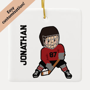 Hockey Einwurf Keramikornament