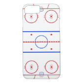 Hockey-Eisbahn Case-Mate iPhone Hülle (Rückseite)