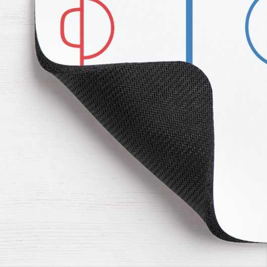 Hockey-Eisbahn Mousepad (Ecke)