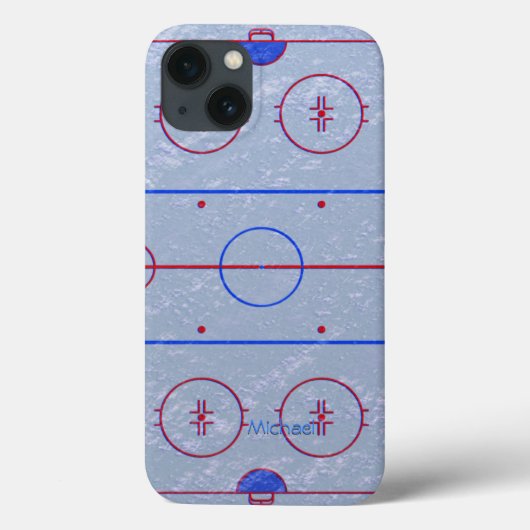 Hockey-Eisbahn-Neigung Case-Mate iPhone Hülle (Rückseite)