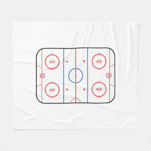 Hockey-Eisbahnen-Begleiter-Autogramm bereit Fleecedecke
