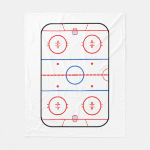 Hockey-Eisbahnen-Begleiter-Autogramm bereit Fleecedecke