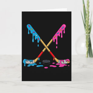 Hockey-Eiscreme-Tropf-Jungen Eishockey-Jugendspiel Karte