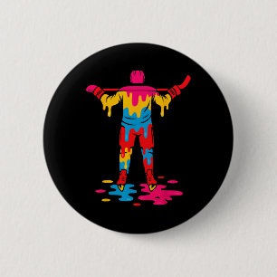 Hockey-Eiscreme-Tropf-Jungen-Mädchen-Eishockey-Jug Button