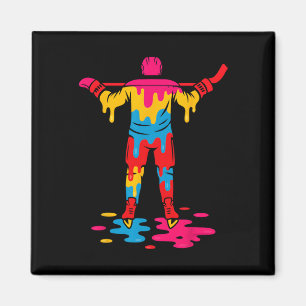 Hockey-Eiscreme-Tropf-Jungen-Mädchen-Eishockey-Jug Magnet