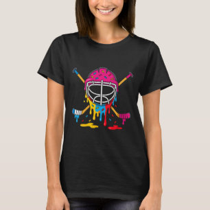 Hockey-Eiscreme-Tropf-Jungen-Mädchen-Eishockey-Jug T-Shirt