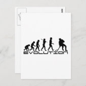 Hockey Eishockey Evolution Art Postkarte (Vorne/Hinten)