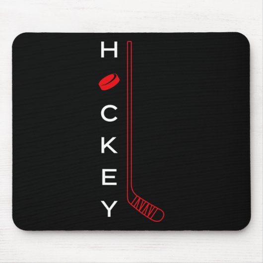 Hockey-Eishockey-Spieler-Geschenk 2 Mousepad (Vorne)