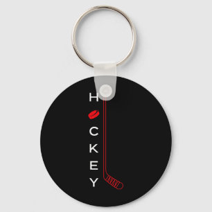 Hockey-Eishockey-Spieler-Geschenk 2 Schlüsselanhänger