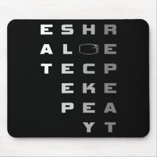 Hockey-Eishockey-Spieler-Geschenk 7 Mousepad