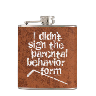 Hockey-elterliche Verhalten-Form Flachmann